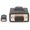 Manhattan 152167 Mini-DisplayPort-auf-VGA-Videokonverter, Schwarz