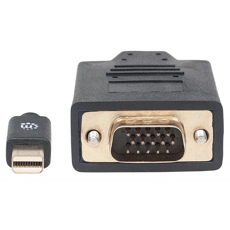Manhattan 152167 Mini-DisplayPort-auf-VGA-Videokonverter, Schwarz