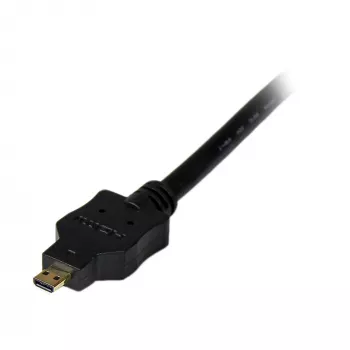 StarTech.com 1 m Micro-HDMI-auf-DVI-Kabel – Micro-HDMI-auf-DVI-Adapterkabel – Micro-HDMI Typ-D-Gerät auf DVI-D Single Link Monitor/Display/Projektor Videokonverterkabel – robust