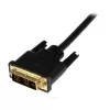 StarTech.com 1 m Micro-HDMI-auf-DVI-Kabel – Micro-HDMI-auf-DVI-Adapterkabel – Micro-HDMI Typ-D-Gerät auf DVI-D Single Link Monitor/Display/Projektor Videokonverterkabel – robust