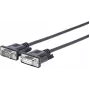 Vivolink 3,0-m-Serielles Kabel D-Sub 9-polig - D-Sub 9-polig Schwarz 3 m
