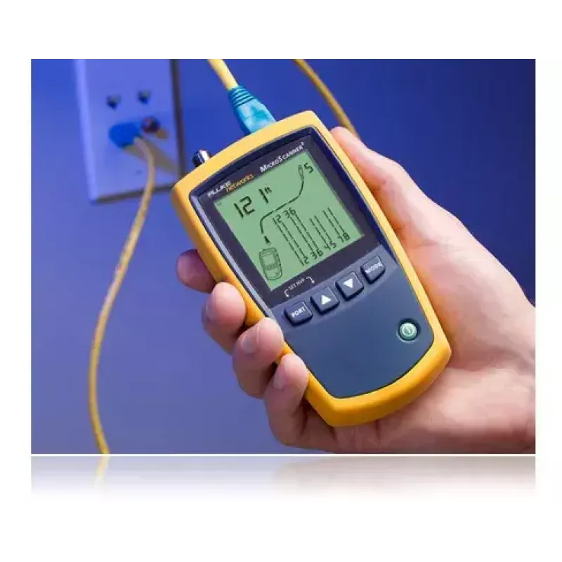 Kabeltester Fluke MicroScanner² Blau Gelb