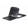 ATEN CL3800NW Rack-Konsole 47 cm (18,5 Zoll) 1920 x 1080 Pixel Metall, Kunststoff Schwarz 1HE