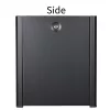 Wandmontage-Rack LOGON RWP09U56BL 9U Schwarz Schlüsselschloss