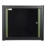 Wandmontage-Rack LOGON RWP09U56BL 9U Schwarz Schlüsselschloss