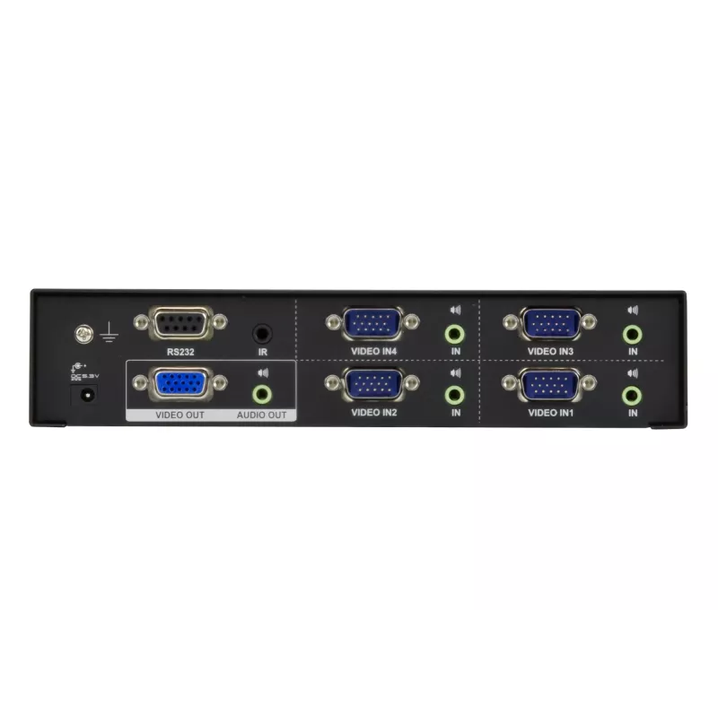 ATEN VanCryst VS0401 4-Port-VGA-Audio-/Video-Switch
