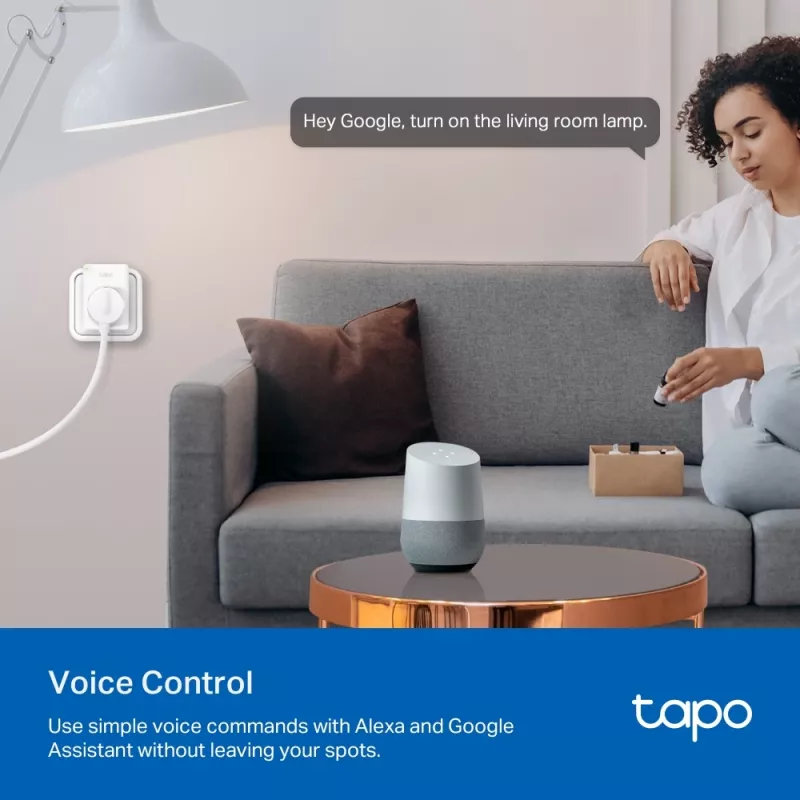 TP-Link Tapo P110 Mini smarte WLAN-Steckdose, Energieüberwachung (2 Stück)