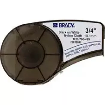 Selbstklebendes Druckeretikett Brady 110895 Schwarz Weiß