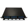 Lanview LVO-101015 LWL-Patchpanel ODF zum Herausziehen, 1U, 24 Fasern, LC, SM OS2