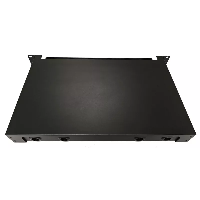 Lanview LVO-101015 LWL-Patchpanel ODF zum Herausziehen, 1U, 24 Fasern, LC, SM OS2