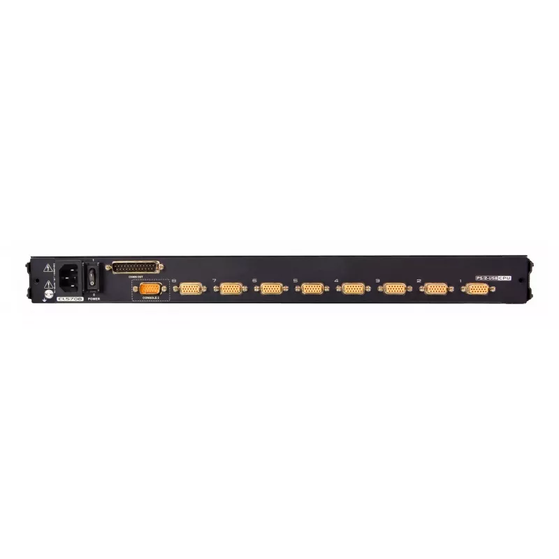 ATEN CL5708M (CH) KVM-Switch Rack-Konsole, Rack-Einbau, Schwarz