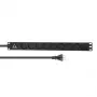 Lanview LVR-2MDK-LIC-DK8 Stromverteilungseinheit (PDU) 8 AC-Ausgänge 1U Schwarz