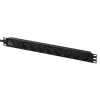 Lanview LVR-2MDK-SPD-DK8 19-Zoll-Rackmontage-Steckdosenleiste, 8x dänische Steckdosen