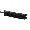 Lanview LVR-2MSCH-LIC-SCH4 10-Zoll-Steckdosenleiste, 4-fach Schuko