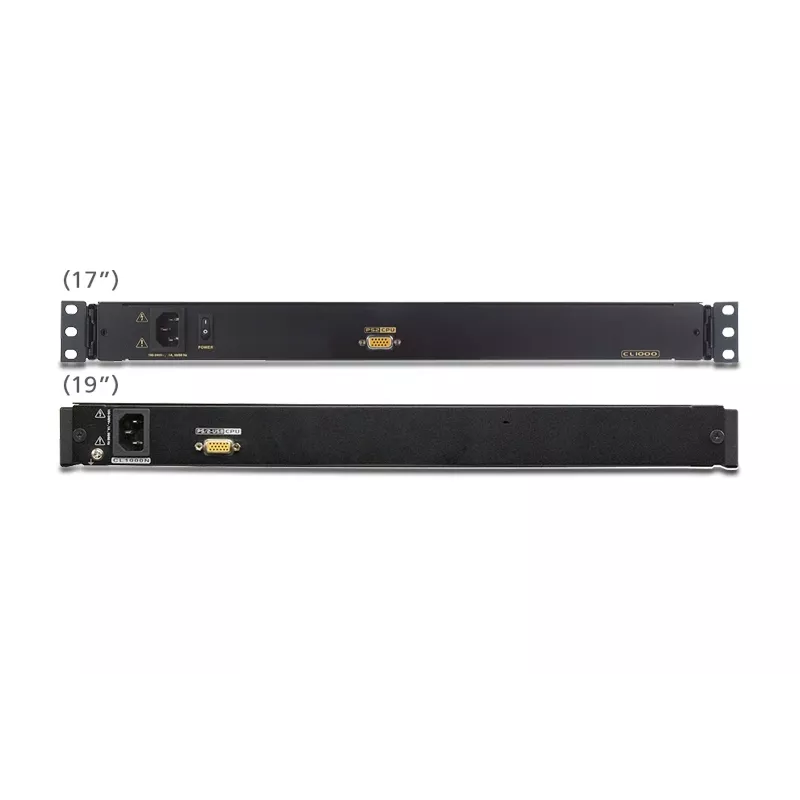 ATEN CL1000M-ATA-2XK07SGG Rack-Konsole 43,2 cm (17 Zoll) Schwarz 1U