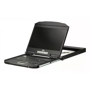 KVM-Switch ATEN CL3700NW Rackmontage Schwarz USB HDMI Full HD