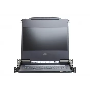 KVM-Switch ATEN CL6700MW Rackmontage Schwarz USB 1920x1080