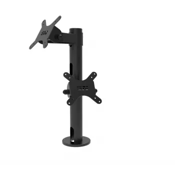 Capture CA-POLE-4012 Hauptstange 400 mm mit Standard- und kurzen VESA-Halterungen für Haupt- und Zweitdisplay