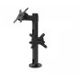 Capture CA-POLE-4012 Hauptstange 400 mm mit Standard- und kurzen VESA-Halterungen für Haupt- und Zweitdisplay