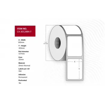 Druckeretikett Capture CA-3012884-T für Thermodrucker