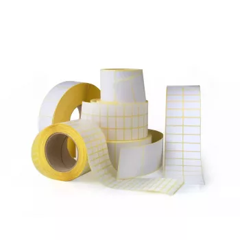 Druckeretikett Capture 65000996 Gelb Rolle 6x6 cm 1200 Etiketten