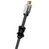 Vivolink VLDG22-B Schreibtisch-Kabeldurchführung für 22 mm Loch, Aluminium, Schwarz