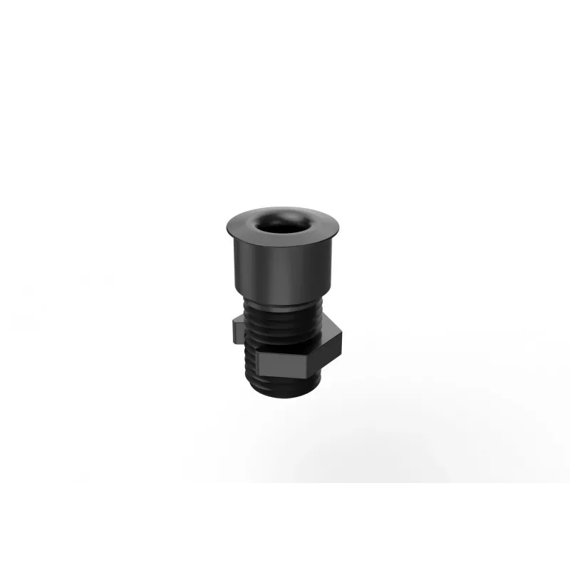 Vivolink VLDG22-B Schreibtisch-Kabeldurchführung für 22 mm Loch, Aluminium, Schwarz