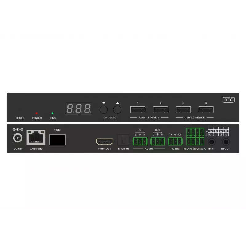 Vivolink VLVWIP2000-DEC AV over IP 4K60Hz JPEG2000 Videowall-Matrix-Decoder