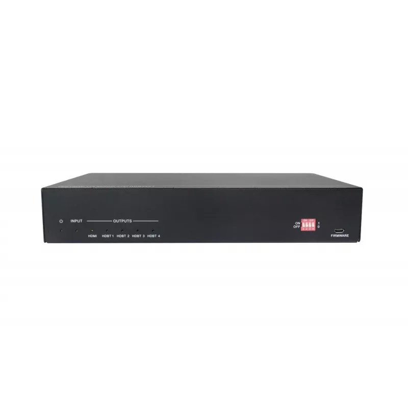 Vivolink VLHDBSP1X4V2 HDBaseT-2.0-Splitter 1x4 mit Loop