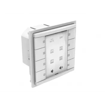 Vivolink VLCP8B Tasterpanel Weiß