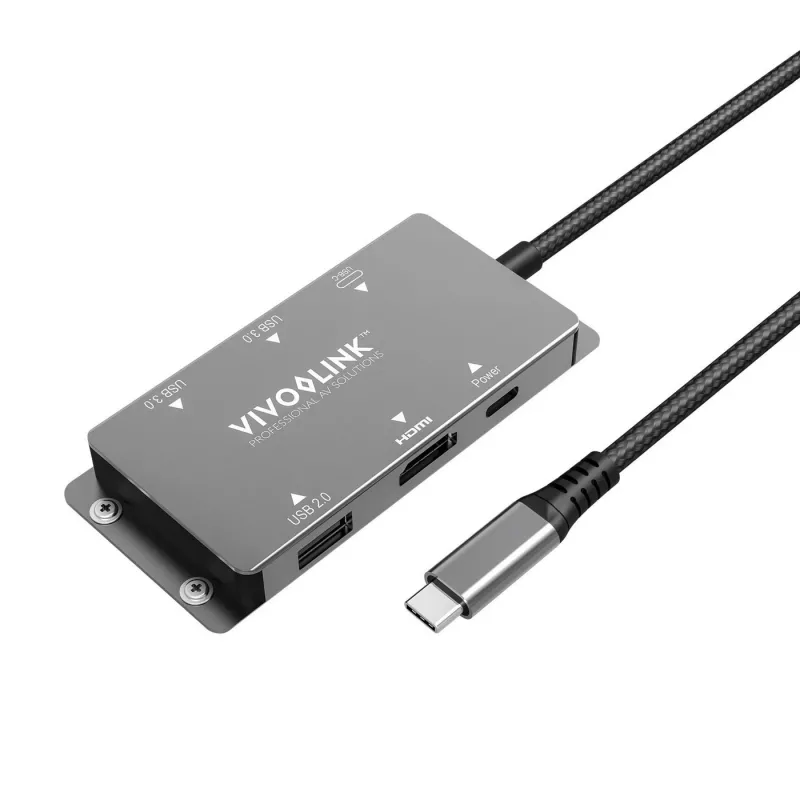 USB-Grafikadapter Vivolink VLUSBCHUB 3840 x 2160 Pixel USB Typ-C