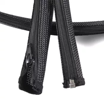 Kabelführungsschlauch Vivolink PROZIPSLEEVE1248 Schwarz Polyester 1,2 cm 4800 mm