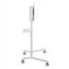 Vivolink VLFS3770 mobiler TV-Ständer, drehbar, VESA 200x200 - 600x400 mm, Weiß