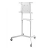 Vivolink VLFS3770 mobiler TV-Ständer, drehbar, VESA 200x200 - 600x400 mm, Weiß