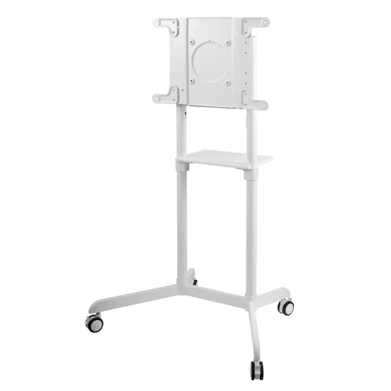 Vivolink VLFS3770 mobiler TV-Ständer, drehbar, VESA 200x200 - 600x400 mm, Weiß