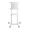 Vivolink VLFS3770 mobiler TV-Ständer, drehbar, VESA 200x200 - 600x400 mm, Weiß