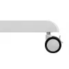 Vivolink VLFS3770 mobiler TV-Ständer, drehbar, VESA 200x200 - 600x400 mm, Weiß