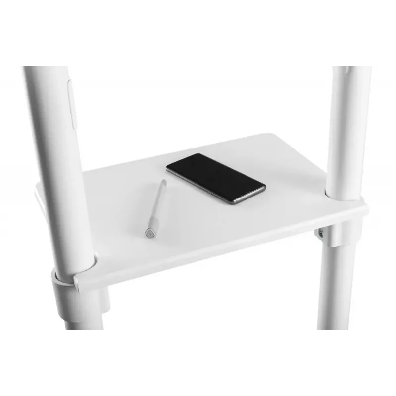 Vivolink VLFS3770 mobiler TV-Ständer, drehbar, VESA 200x200 - 600x400 mm, Weiß