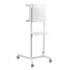 Vivolink VLFS3770 mobiler TV-Ständer, drehbar, VESA 200x200 - 600x400 mm, Weiß