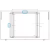 Ernitec 86 Zoll 24/7 4K UHD vandalensicherer Monitor, IP67, IK10, 3000 Nits, Hochformat