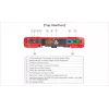 Ernitec 0070-24107-TESTER CCTV-Testmonitor, 17,8 cm (7 Zoll), Touchscreen, 4K, Handschlaufe, Grau/Rot
