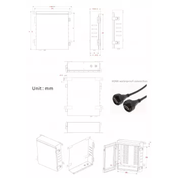 Outdoor IP66 Sicherheitsbox ERNITEC 0070-10466 wetterfest zuverlässig