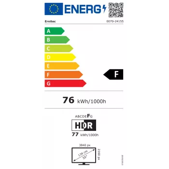Monitor Ernitec 55'' 24/7 4K UHD Überwachungs-LCD-Display