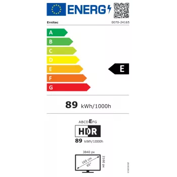 Ernitec 65 Zoll 4K CCTV-Monitor 0070-24165