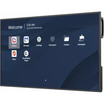Professioneller kommerzieller Display VIEWSONIC 43 Zoll (109,2 cm) 4K UHD LCD, 500 cd/m², Android 14, 24/7, Wi‑Fi