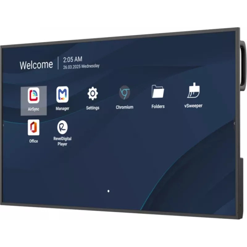 ViewSonic ViewBoard CDE4331-1C Digital-Signage-Display 109,2 cm (43 Zoll), 4K Ultra HD 3840 x 2160, LCD, 500 cd/m², Android 14, WLAN, 24/7, USB-C 65W, Schwarz