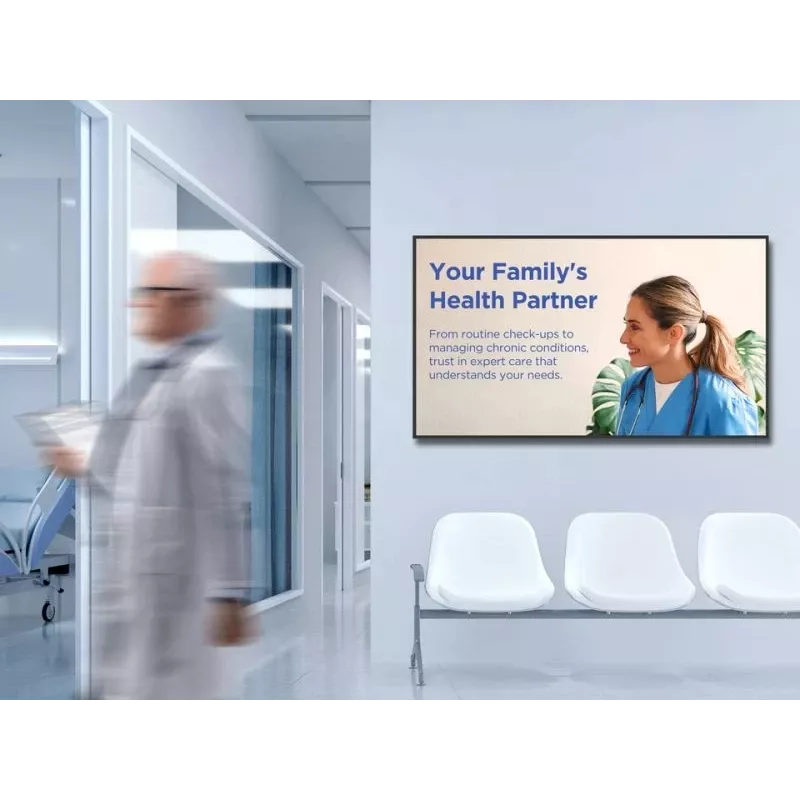 ViewSonic ViewBoard CDE4331-1C Digital-Signage-Display 109,2 cm (43 Zoll), 4K Ultra HD 3840 x 2160, LCD, 500 cd/m², Android 14, WLAN, 24/7, USB-C 65W, Schwarz