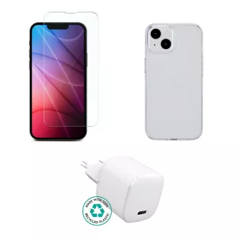 Schutz-Zubehörset eSTUFF für iPhone 15 Pro ES-KIT-IPH15PRO