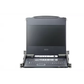 ATEN CL6708MW Rack-Konsole 43,9 cm (17,3 Zoll) 1920 x 1080 Pixel Metall, Kunststoff Schwarz 1U