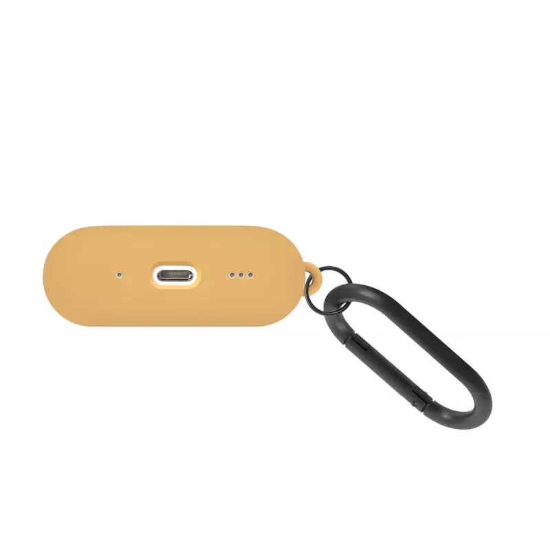Native Union Roam Hülle für AirPods Pro 2, Aluminium, Polycarbonat, Silikon, Stahl, 16 g, gelb